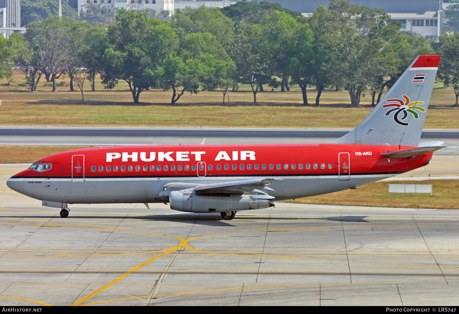 Aircraft Photo of HS-AKU | Boeing 737-2B7/Adv | Phuket Air | AirHistory.net #244432