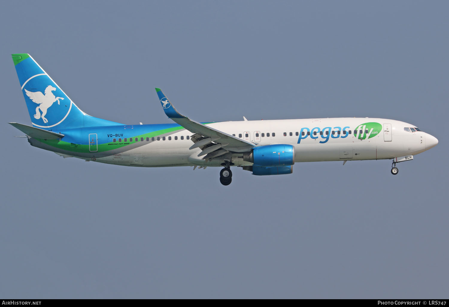 Aircraft Photo of VQ-BUV | Boeing 737-86N | Pegas Fly | AirHistory.net #244446