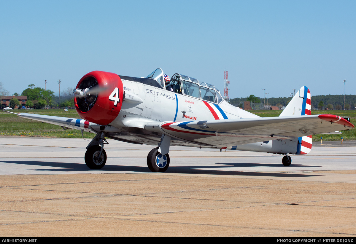 Aircraft Photo of N7648E | North American SNJ-3 Texan | Skytypers | AirHistory.net #244453