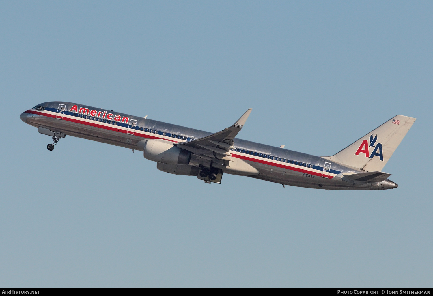 Aircraft Photo of N183AN | Boeing 757-223 | American Airlines | AirHistory.net #244462