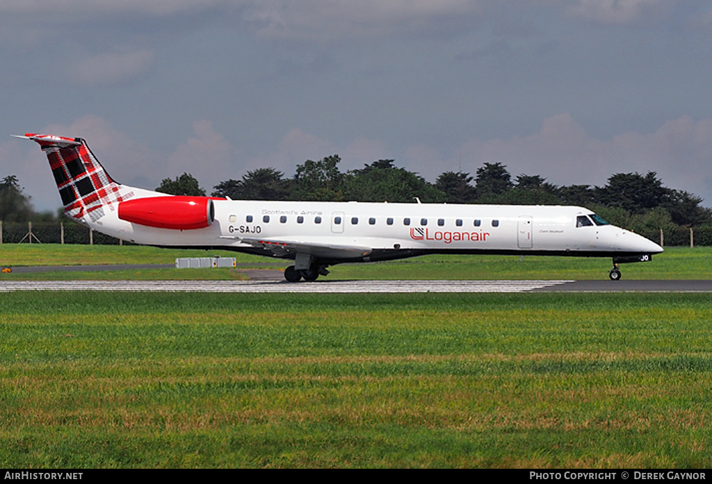 Aircraft Photo of G-SAJO | Embraer ERJ-145MP (EMB-145MP) | Loganair | AirHistory.net #244482