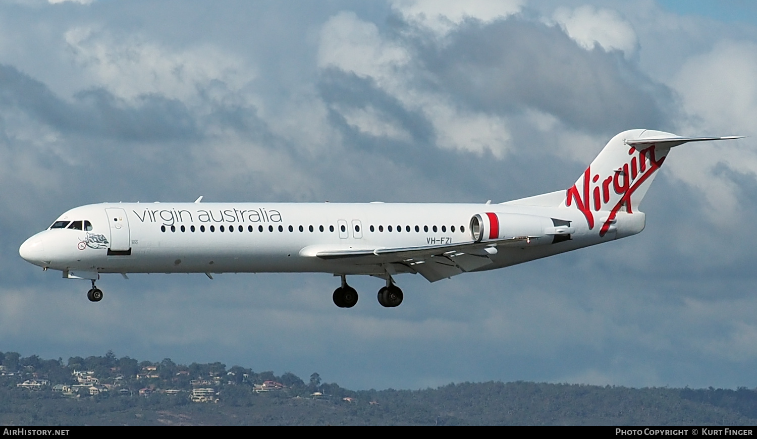 Aircraft Photo of VH-FZI | Fokker 100 (F28-0100) | Virgin Australia Regional Airlines | AirHistory.net #244505