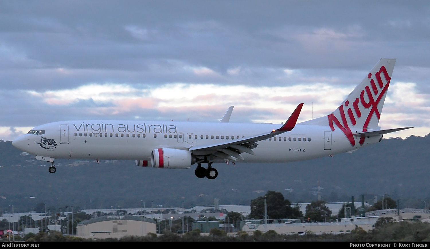 Aircraft Photo of VH-YFZ | Boeing 737-8FE | Virgin Australia Airlines | AirHistory.net #244510