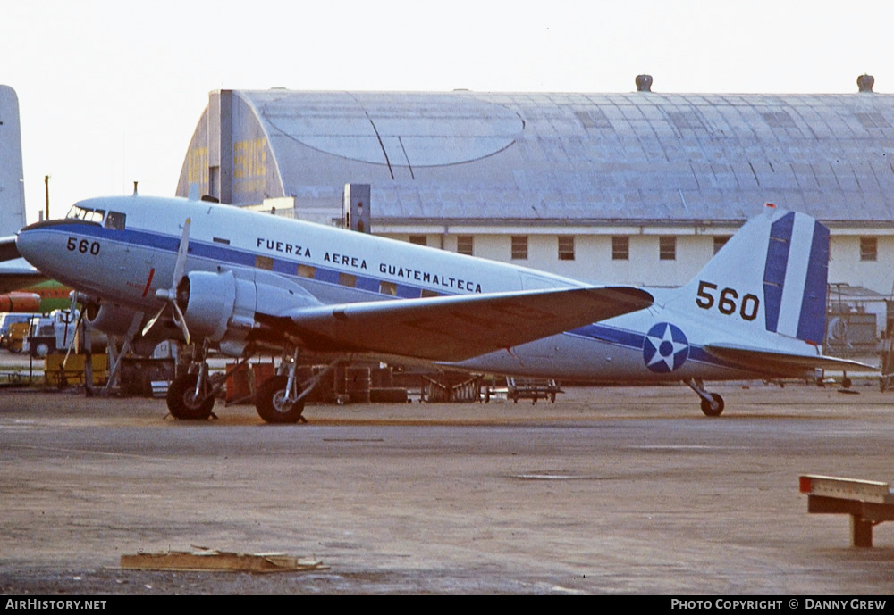 Aircraft Photo of 560 | Douglas VC-47D Skytrain | Guatemala - Air Force | AirHistory.net #244518