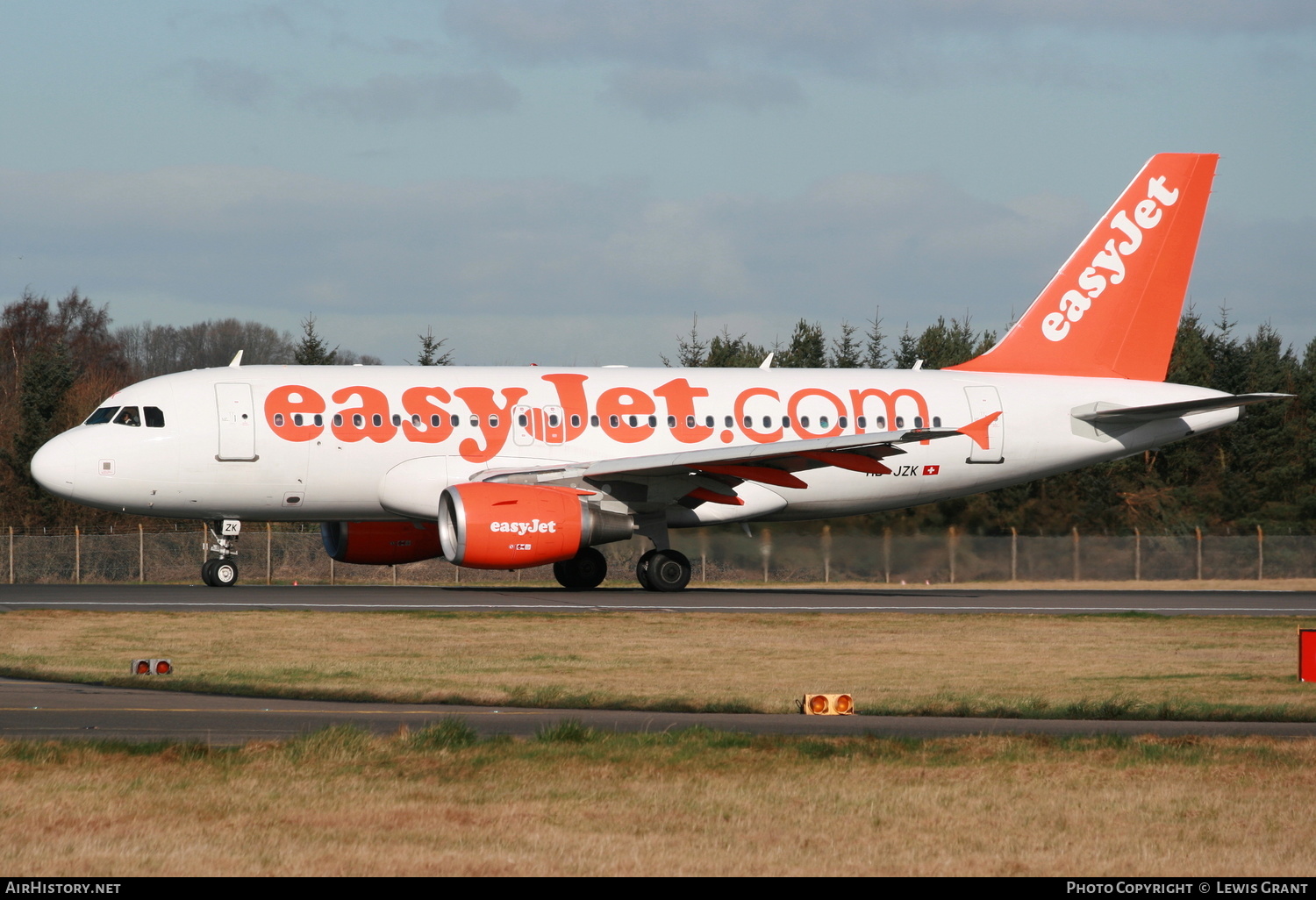 Aircraft Photo of HB-JZK | Airbus A319-111 | EasyJet | AirHistory.net #244521