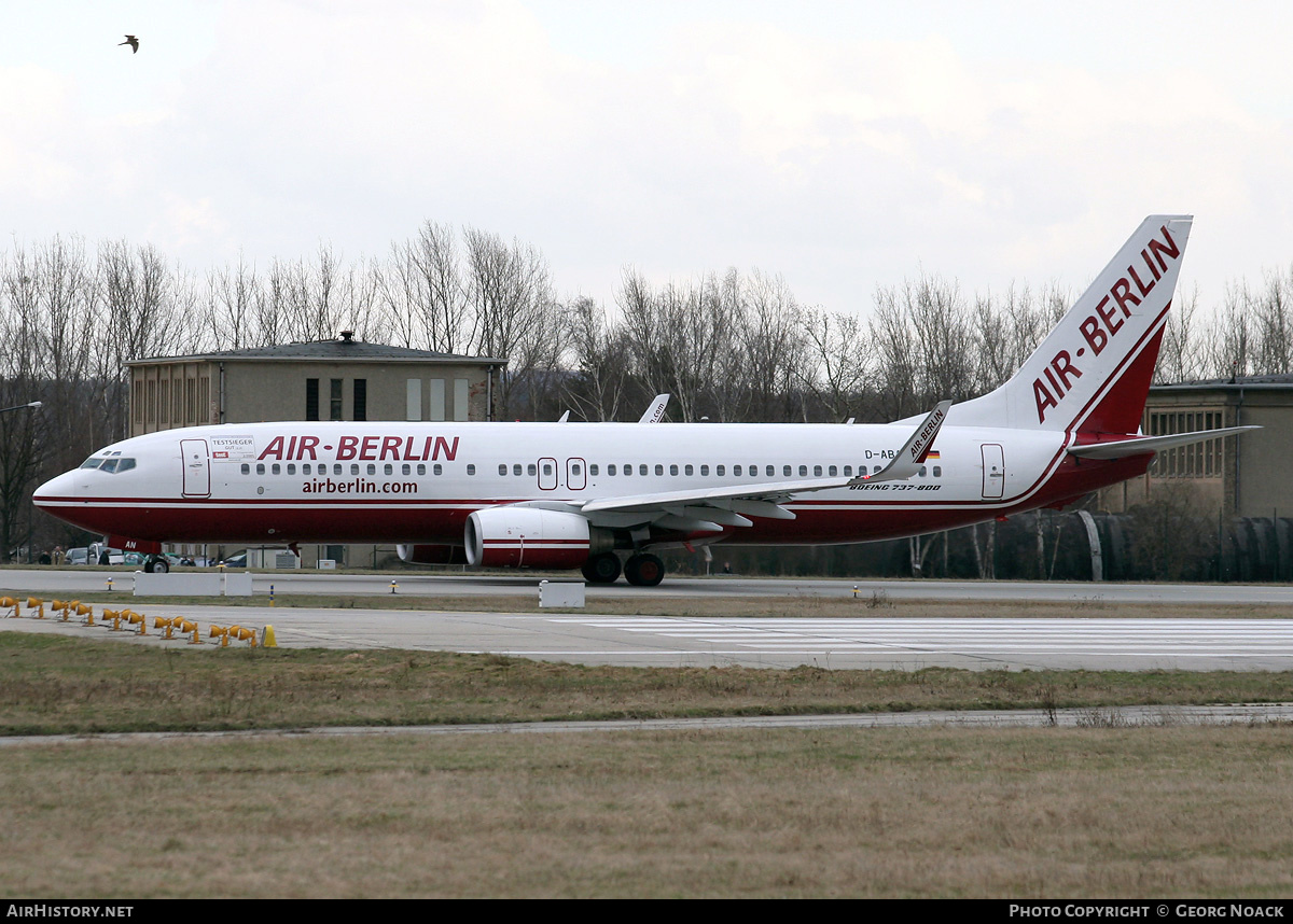 Aircraft Photo of D-ABAN | Boeing 737-86J | Air Berlin | AirHistory.net #244523