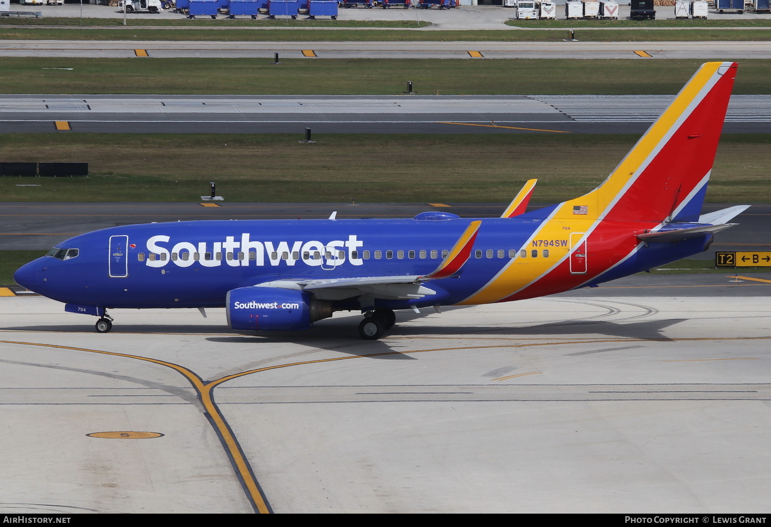 Aircraft Photo of N794SW | Boeing 737-7H4 | Southwest Airlines | AirHistory.net #244529