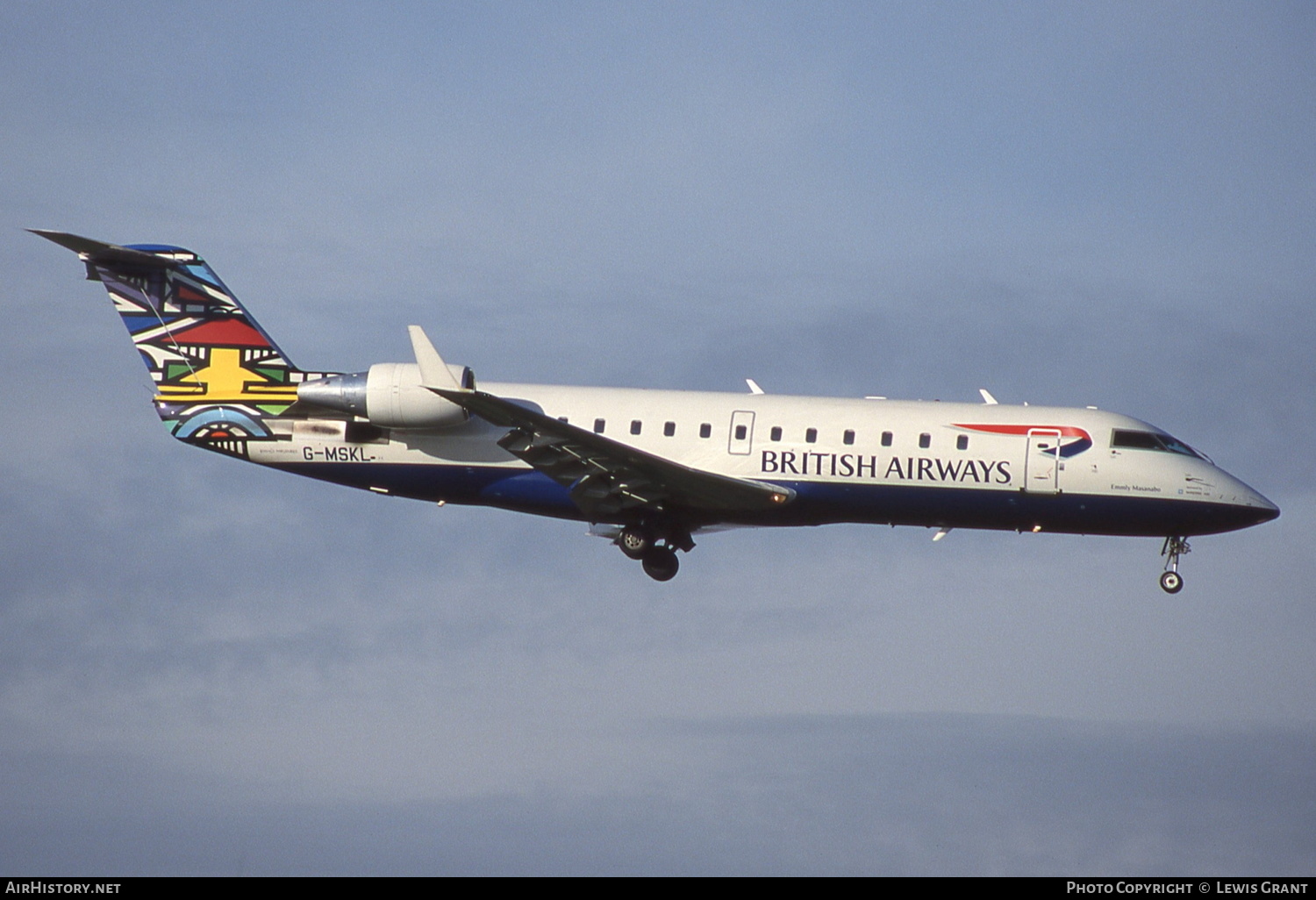 Aircraft Photo of G-MSKL | Bombardier CRJ-200LR (CL-600-2B19) | British Airways | AirHistory.net #244545