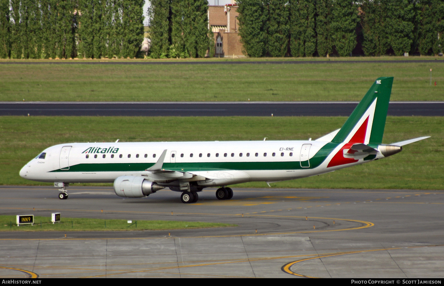 Aircraft Photo of EI-RNE | Embraer 190STD (ERJ-190-100STD) | Alitalia CityLiner | AirHistory.net #244551