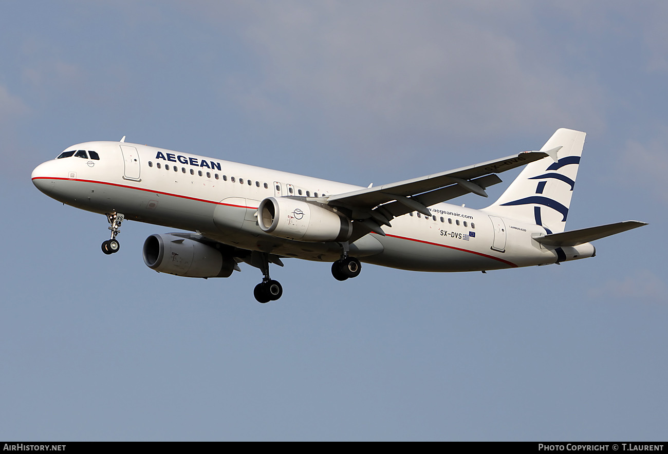 Aircraft Photo of SX-DVS | Airbus A320-232 | Aegean Airlines | AirHistory.net #244603