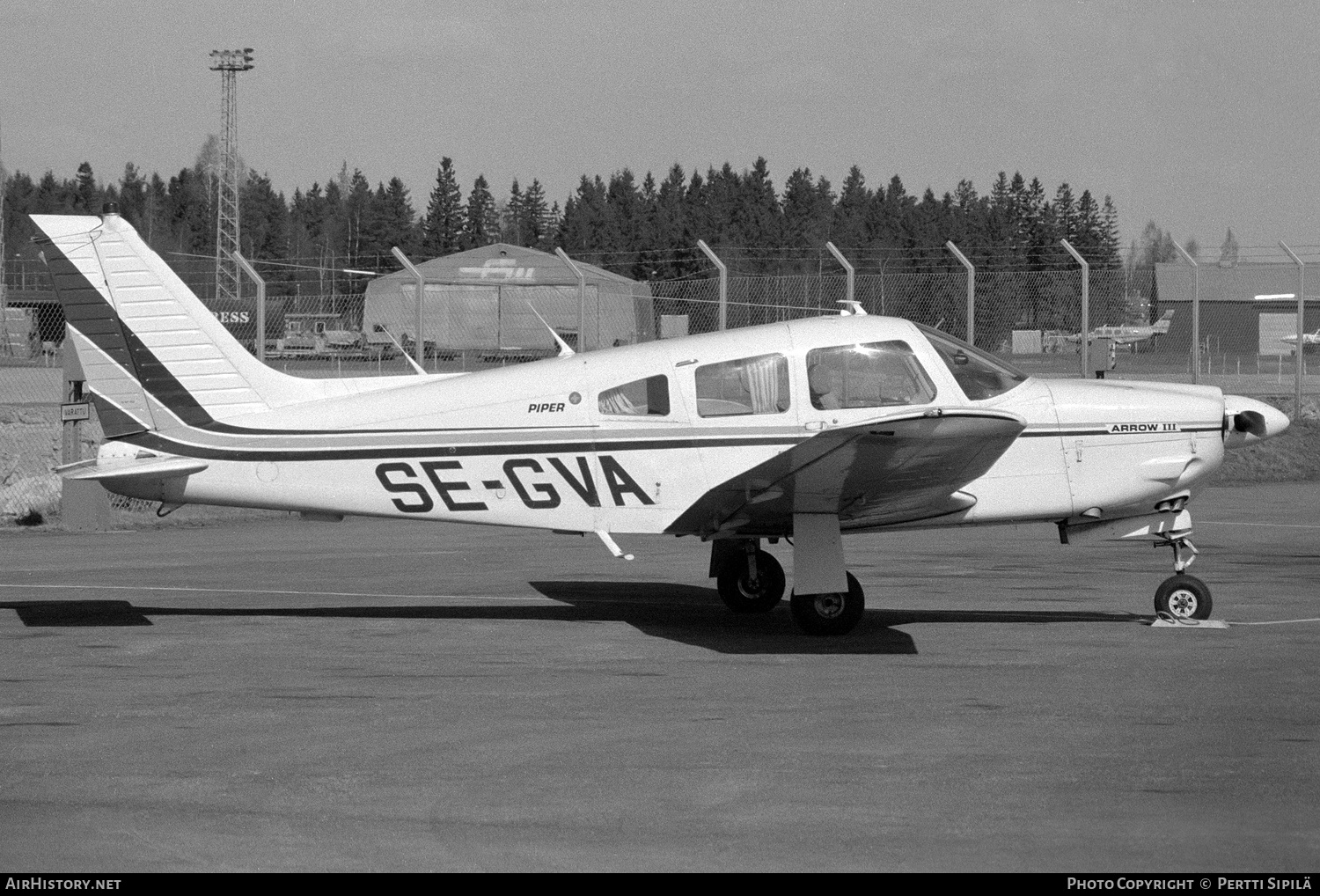 Aircraft Photo of SE-GVA | Piper PA-28R-201 Cherokee Arrow III | AirHistory.net #244605