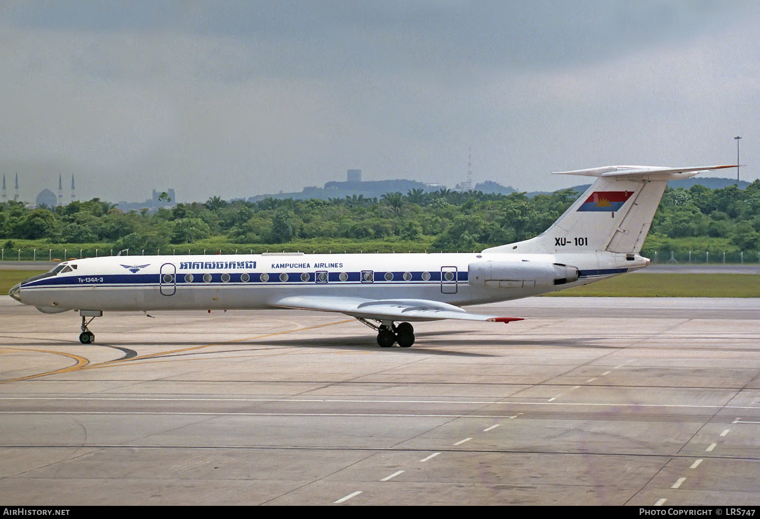 Aircraft Photo of XU-101 | Tupolev Tu-134AK | Kampuchea Airlines | AirHistory.net #244616
