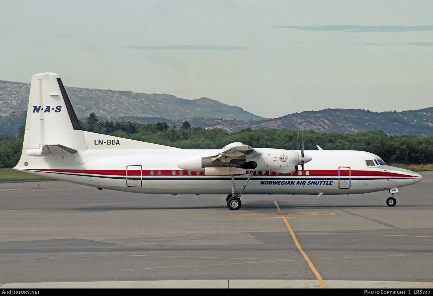 Aircraft Photo of LN-BBA | Fokker 50 | Norwegian Air Shuttle - NAS | AirHistory.net #244618