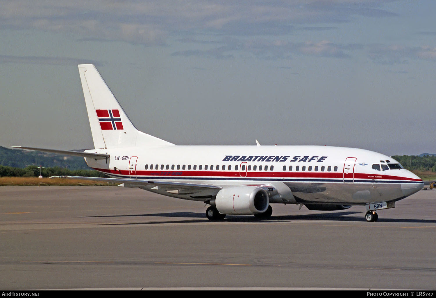Aircraft Photo of LN-BRN | Boeing 737-505 | Braathens SAFE | AirHistory.net #244625