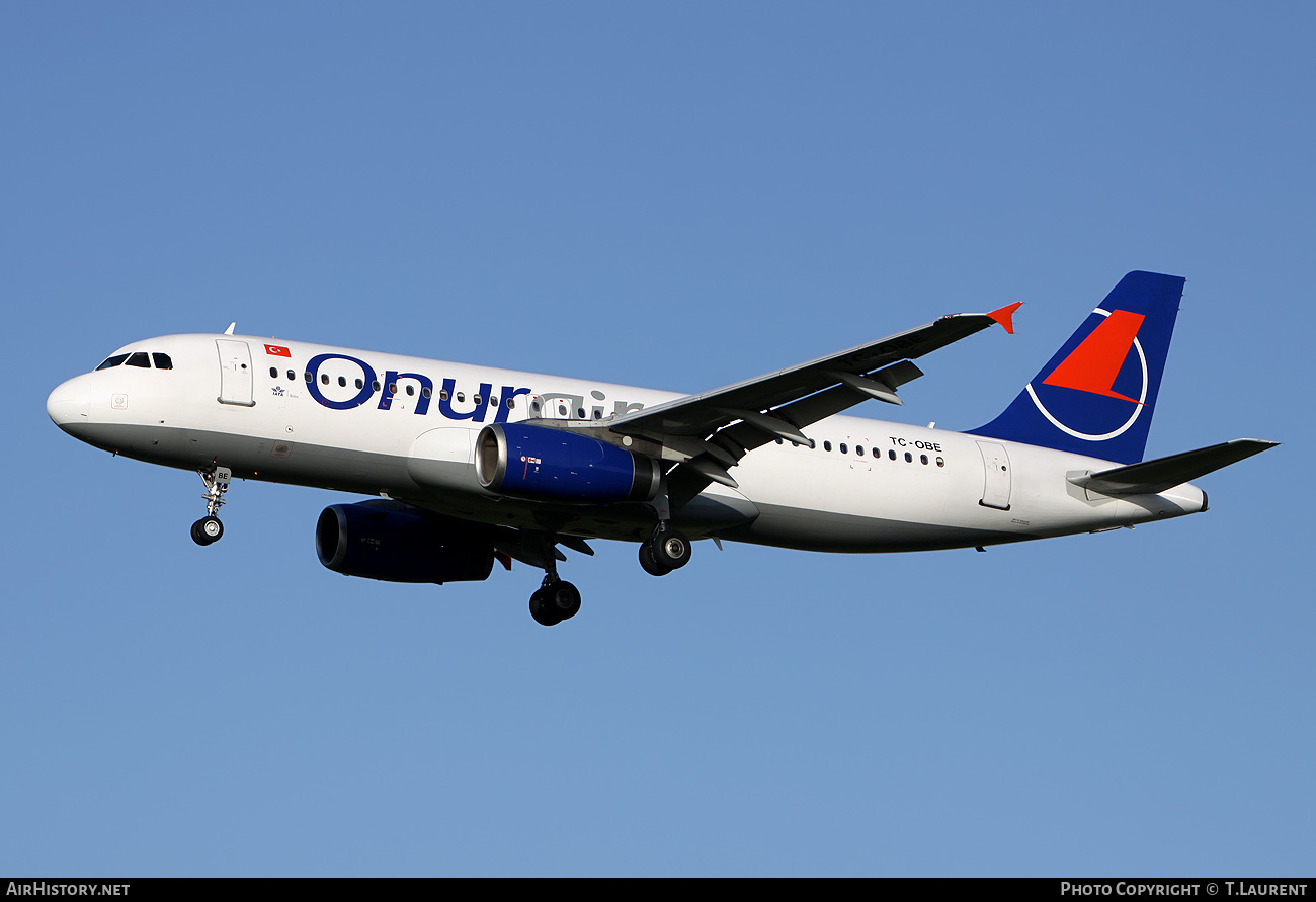 Aircraft Photo of TC-OBE | Airbus A320-231 | Onur Air | AirHistory.net #244645