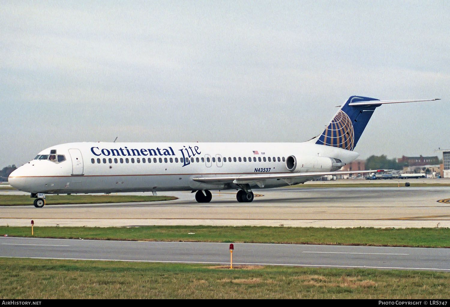 Aircraft Photo of N43537 | McDonnell Douglas DC-9-32 | Continental Lite | AirHistory.net #244679