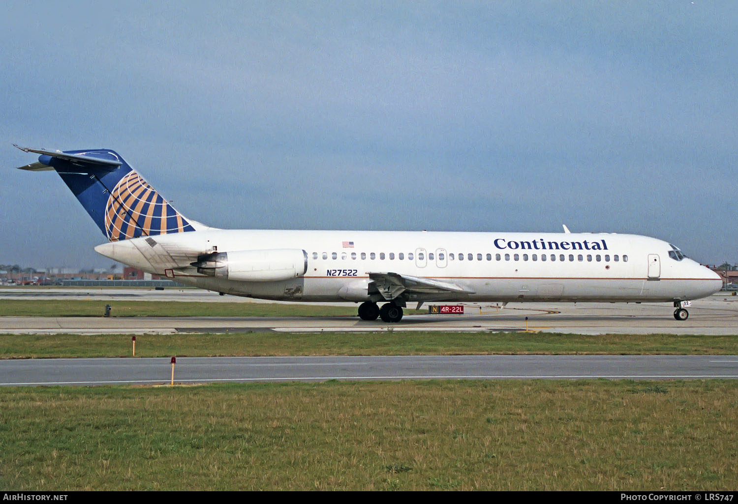 Aircraft Photo of N27522 | McDonnell Douglas DC-9-32 | Continental Airlines | AirHistory.net #244703