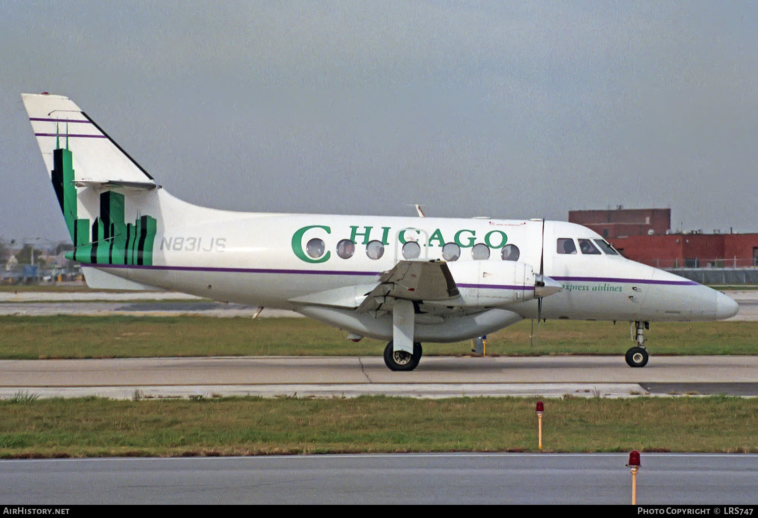 Aircraft Photo of N831JS | British Aerospace BAe-3101 Jetstream 31 | Chicago Express Airlines | AirHistory.net #244707