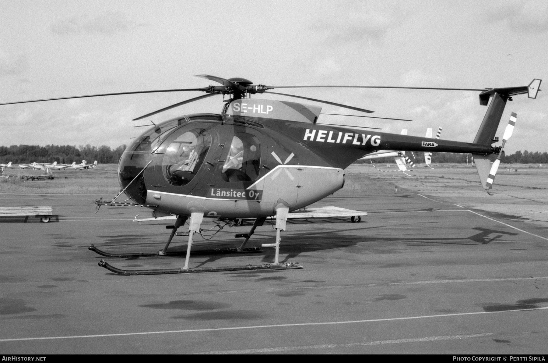 Aircraft Photo of SE-HLP | Hughes 500D (369D) | Heliflyg | AirHistory.net #244710