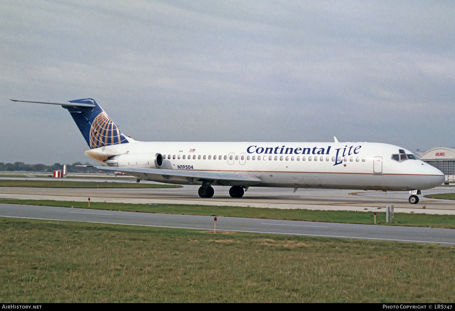 Aircraft Photo of N19504 | McDonnell Douglas DC-9-31 | Continental Lite | AirHistory.net #244724
