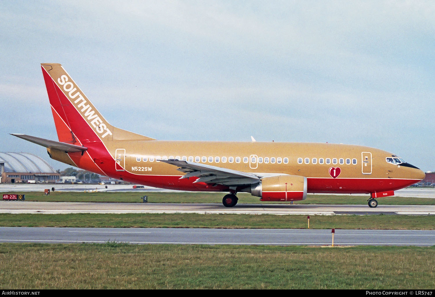 Aircraft Photo of N522SW | Boeing 737-5H4 | Southwest Airlines | AirHistory.net #244726