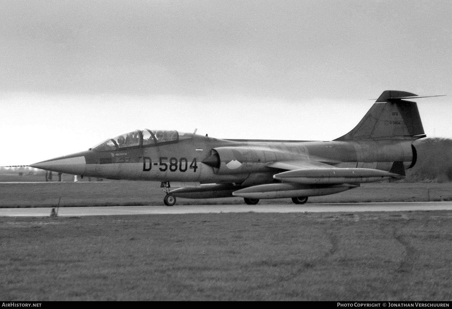 Aircraft Photo of D-5804 | Lockheed TF-104G Starfighter | Netherlands - Air Force | AirHistory.net #244760