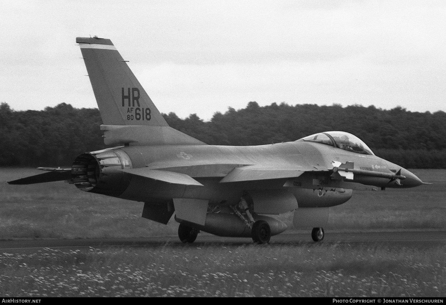 Aircraft Photo of 80-0618 / AF80-618 | General Dynamics F-16A Fighting Falcon | USA - Air Force | AirHistory.net #244774