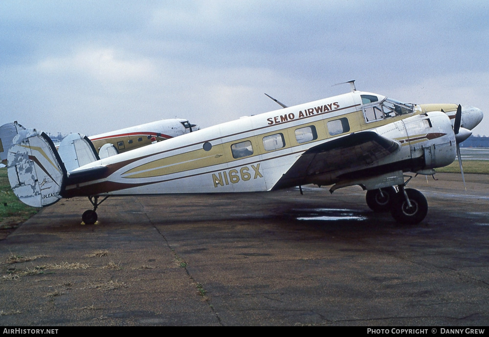 Aircraft Photo of N166X | Beech E18S-9700 | Semo Airways | AirHistory.net #244792