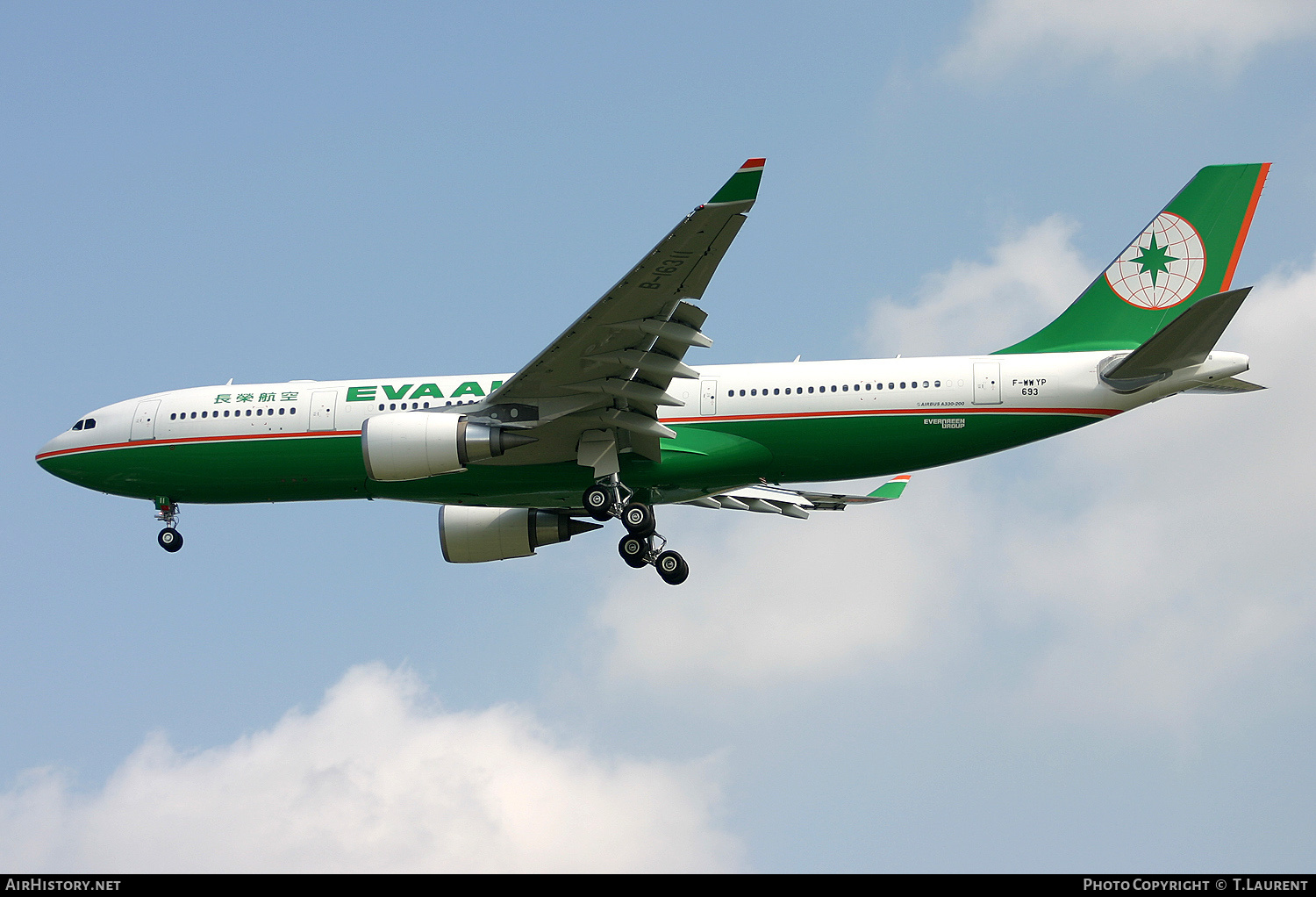 Aircraft Photo of F-WWYP | Airbus A330-203 | EVA Air | AirHistory.net #244835