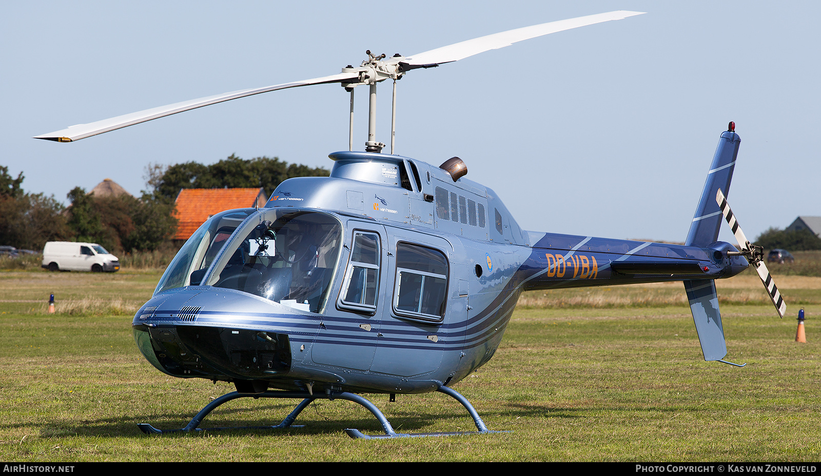 Aircraft Photo of OO-VBA | Bell 206B-3 JetRanger III | Van Hessen | AirHistory.net #244836