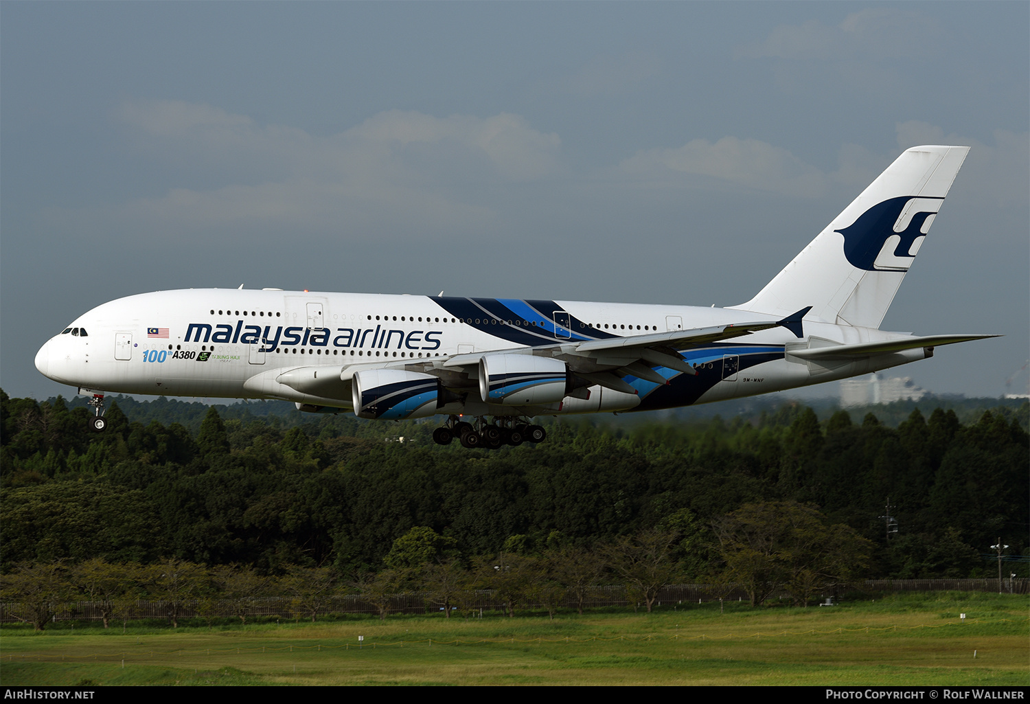 Aircraft Photo of 9M-MNF | Airbus A380-841 | Malaysia Airlines | AirHistory.net #244885