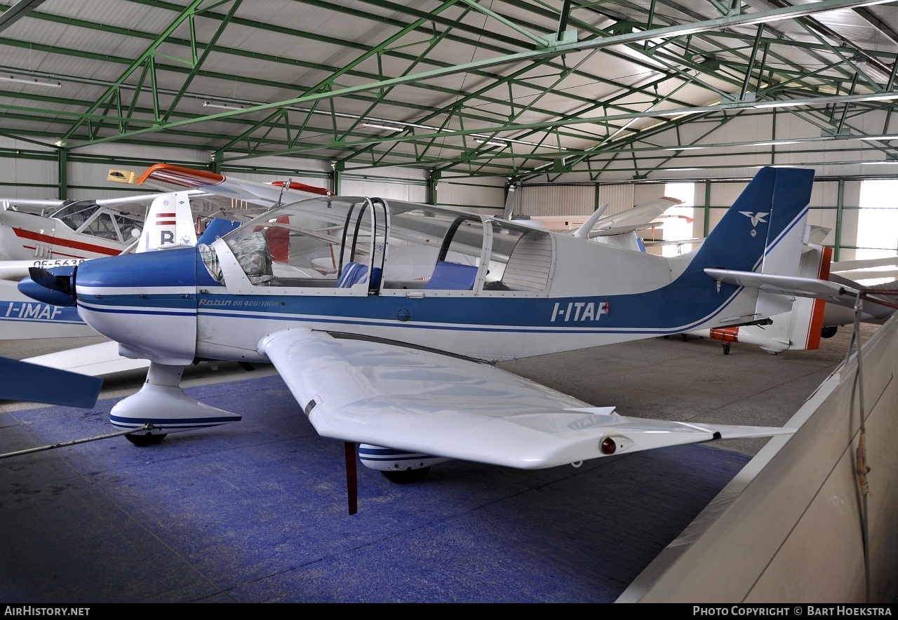 Aircraft Photo of I-ITAF | Robin DR-400-180R Remorqueur | AeCI - Aero Club d'Italia | AirHistory.net #244908