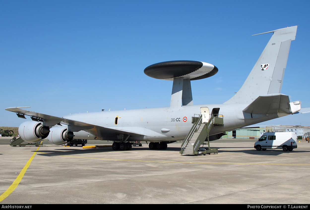 Aircraft Photo of 203 | Boeing E-3F Sentry | France - Air Force | AirHistory.net #244947