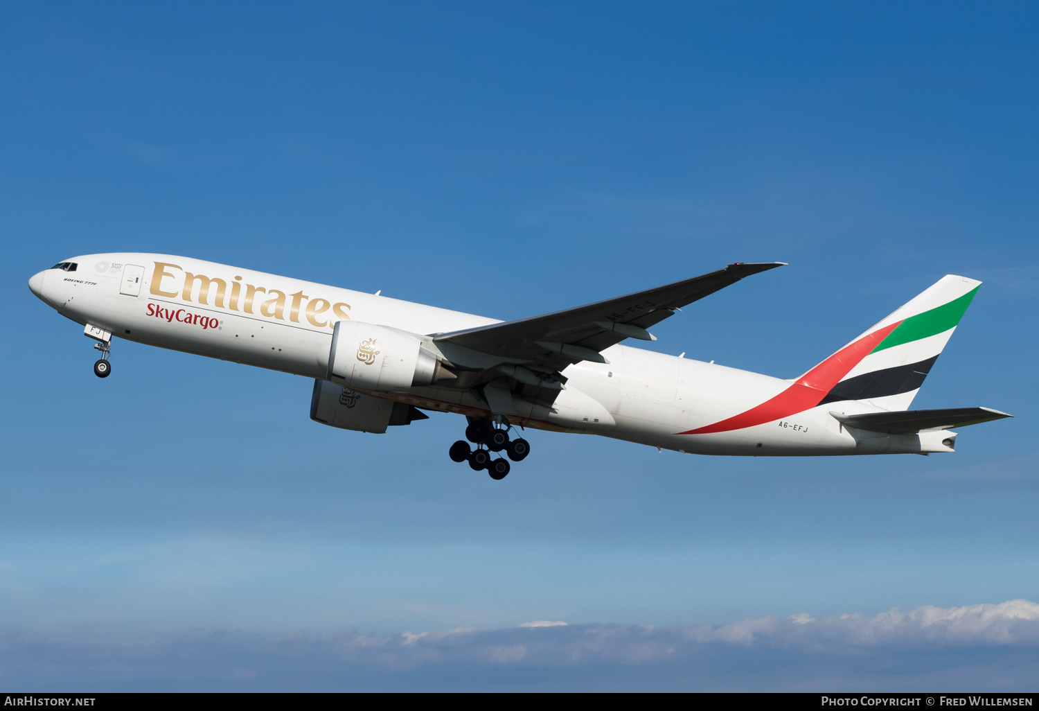 Aircraft Photo of A6-EFJ | Boeing 777-F1H | Emirates SkyCargo | AirHistory.net #244965