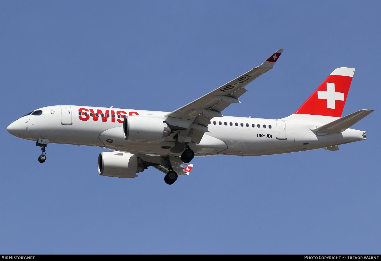 Aircraft Photo of HB-JBI | Airbus A220-171 (BD-500-1A10) | Swiss International Air Lines | AirHistory.net #244986