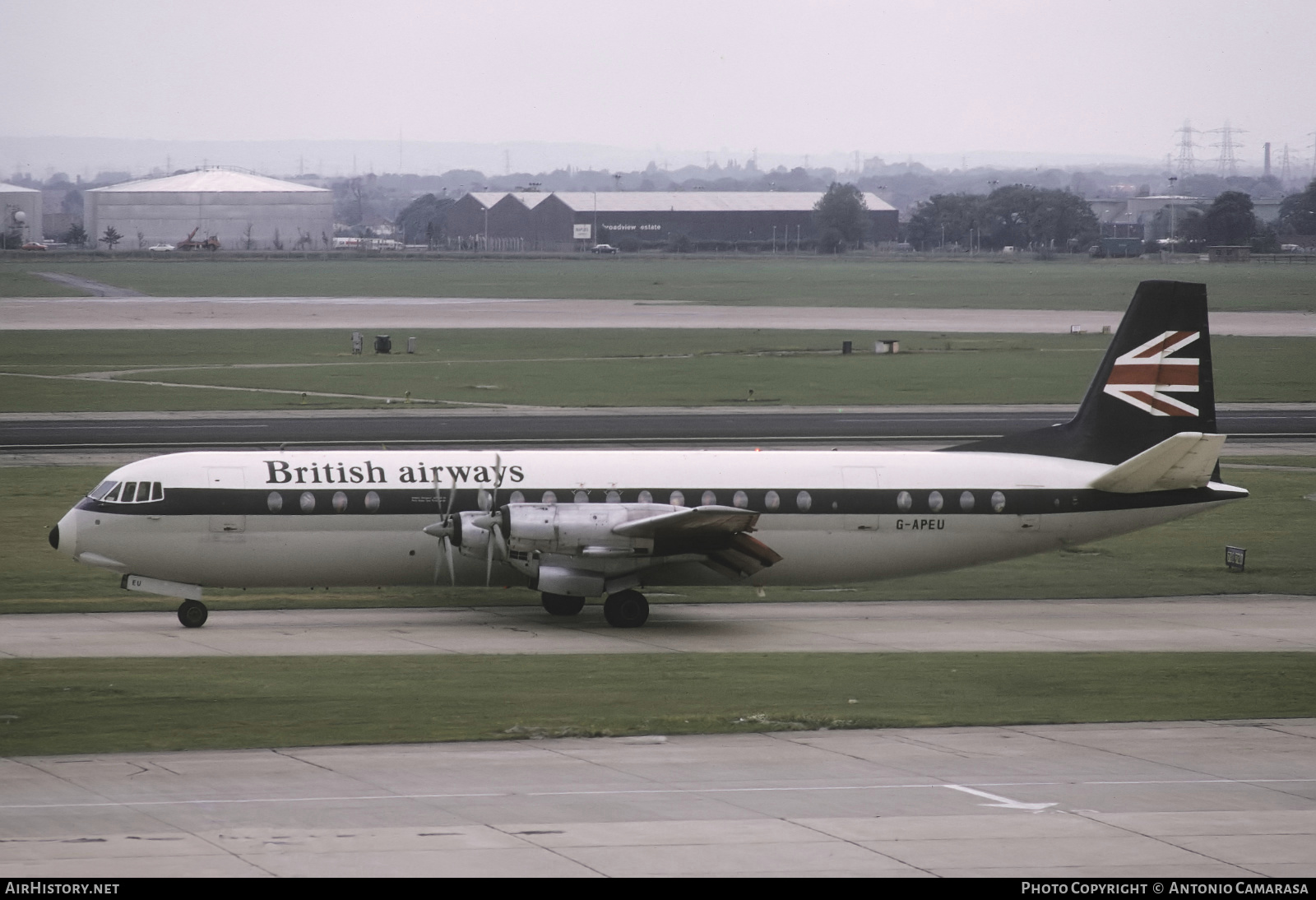 Aircraft Photo of G-APEU | Vickers 953 Vanguard | British Airways | AirHistory.net #244987