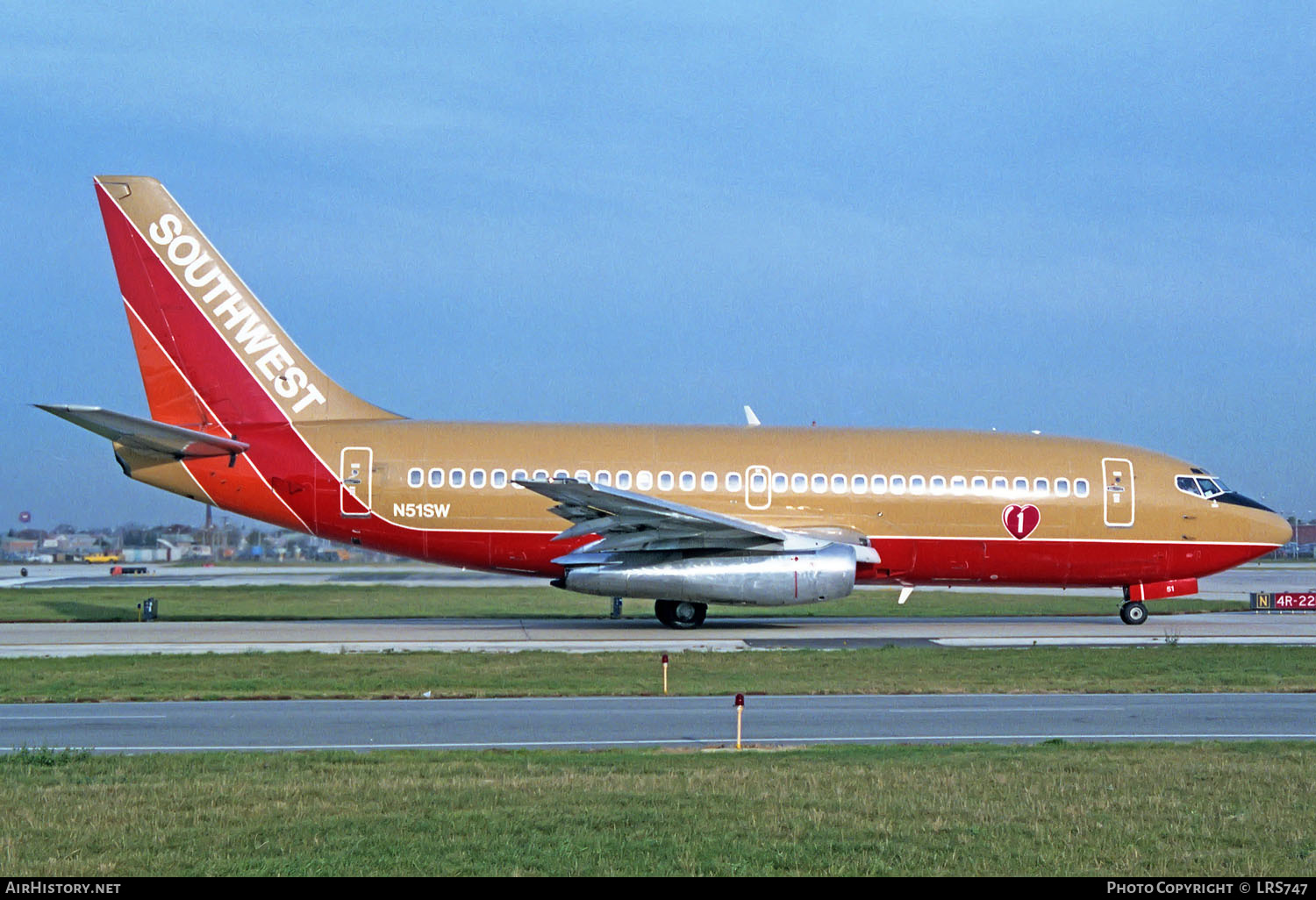 Aircraft Photo of N51SW | Boeing 737-2H4/Adv | Southwest Airlines | AirHistory.net #245001