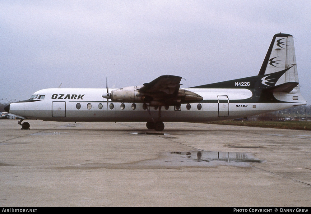 Aircraft Photo of N4226 | Fairchild Hiller FH-227B | Ozark Air Lines | AirHistory.net #245014