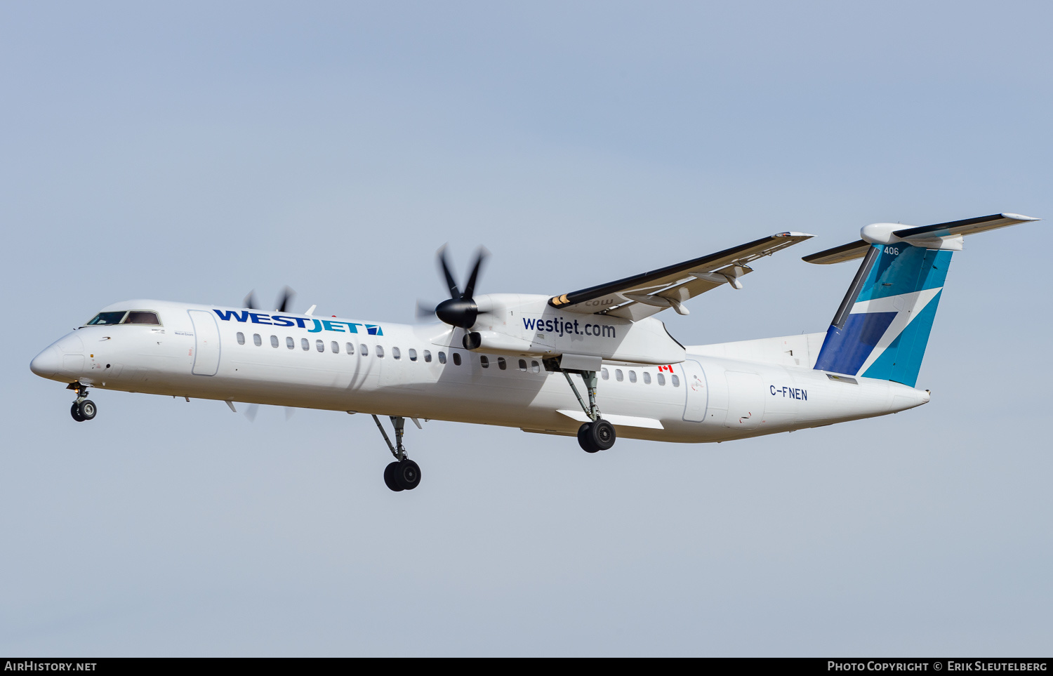 Aircraft Photo of C-FNEN | Bombardier DHC-8-402 Dash 8 | WestJet | AirHistory.net #245017