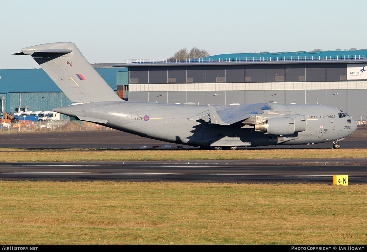 Aircraft Photo of ZZ178 | Boeing C-17A Globemaster III | UK - Air Force | AirHistory.net #245029