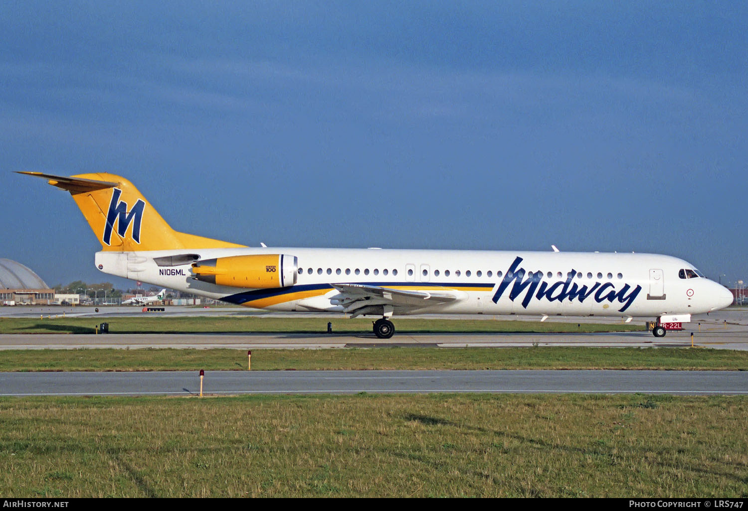 Aircraft Photo of N106ML | Fokker 100 (F28-0100) | Midway Airlines | AirHistory.net #245064