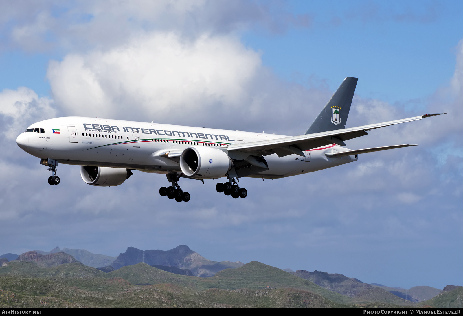 Aircraft Photo of CS-TQX | Boeing 777-2FB/LR | Ceiba Intercontinental | AirHistory.net #245099