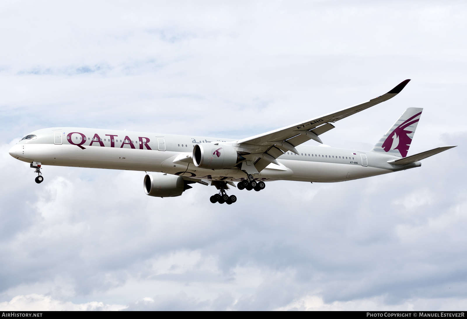 Aircraft Photo of A7-ANG | Airbus A350-1041 | Qatar Airways | AirHistory.net #245107