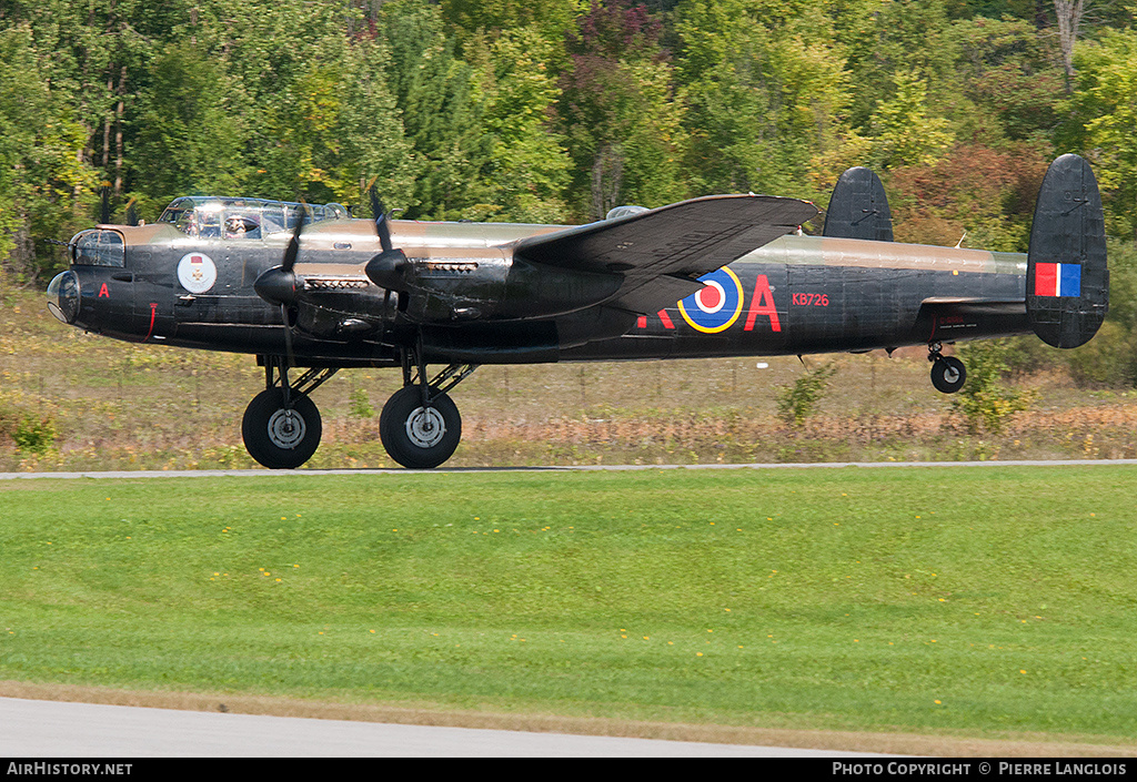 Aircraft Photo of C-GVRA / KB726 | Avro 683 Lancaster B10 | Canadian Warplane Heritage | UK - Air Force | AirHistory.net #245132