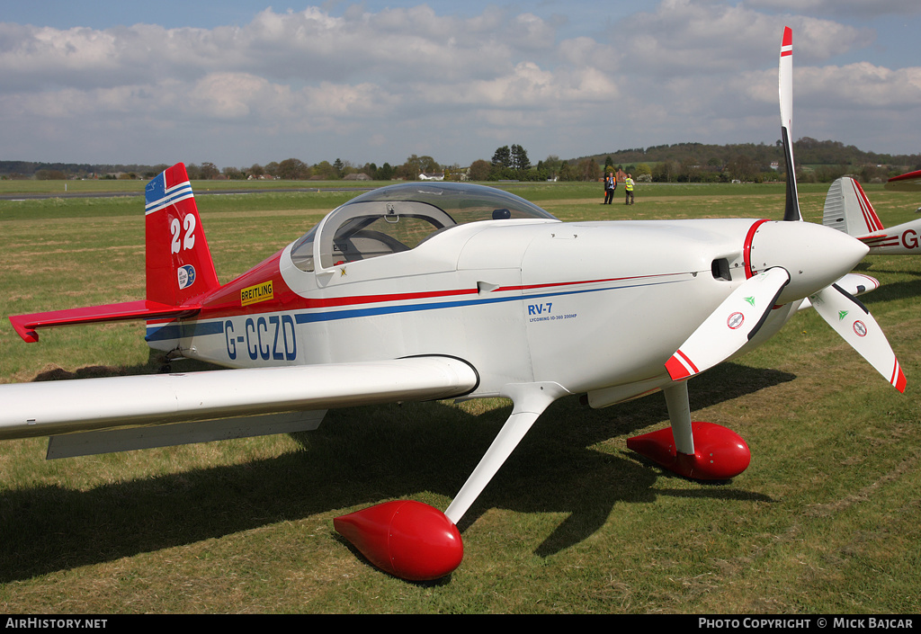 Aircraft Photo of G-CCZD | Van's RV-7 | AirHistory.net #245142