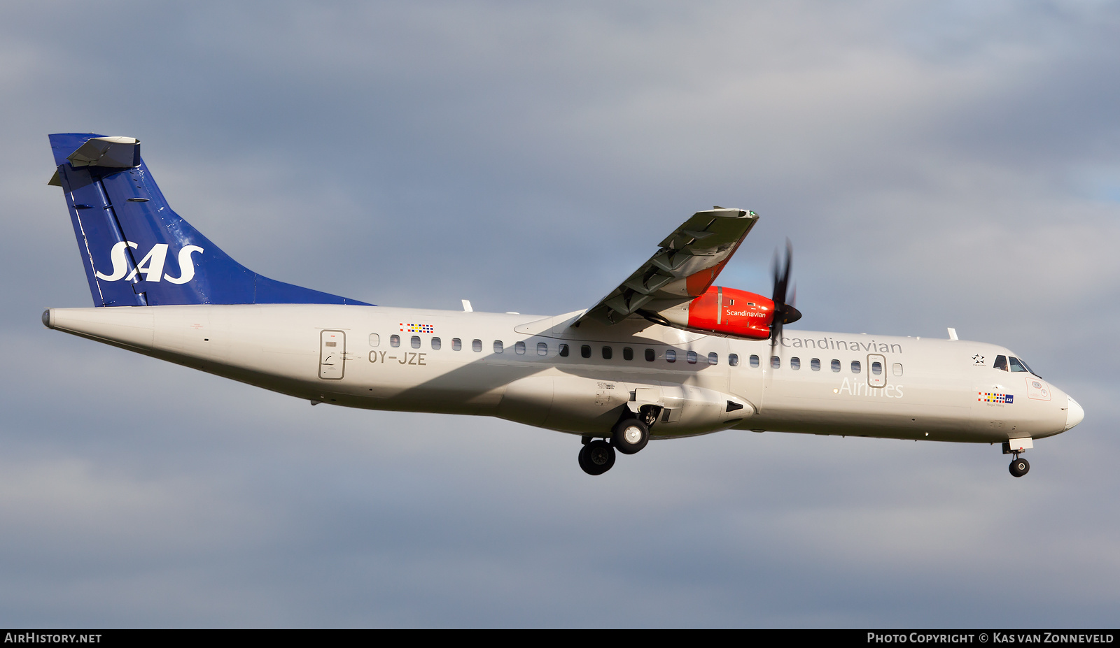 Aircraft Photo of OY-JZE | ATR ATR-72-600 (ATR-72-212A) | Scandinavian Airlines - SAS | AirHistory.net #245161