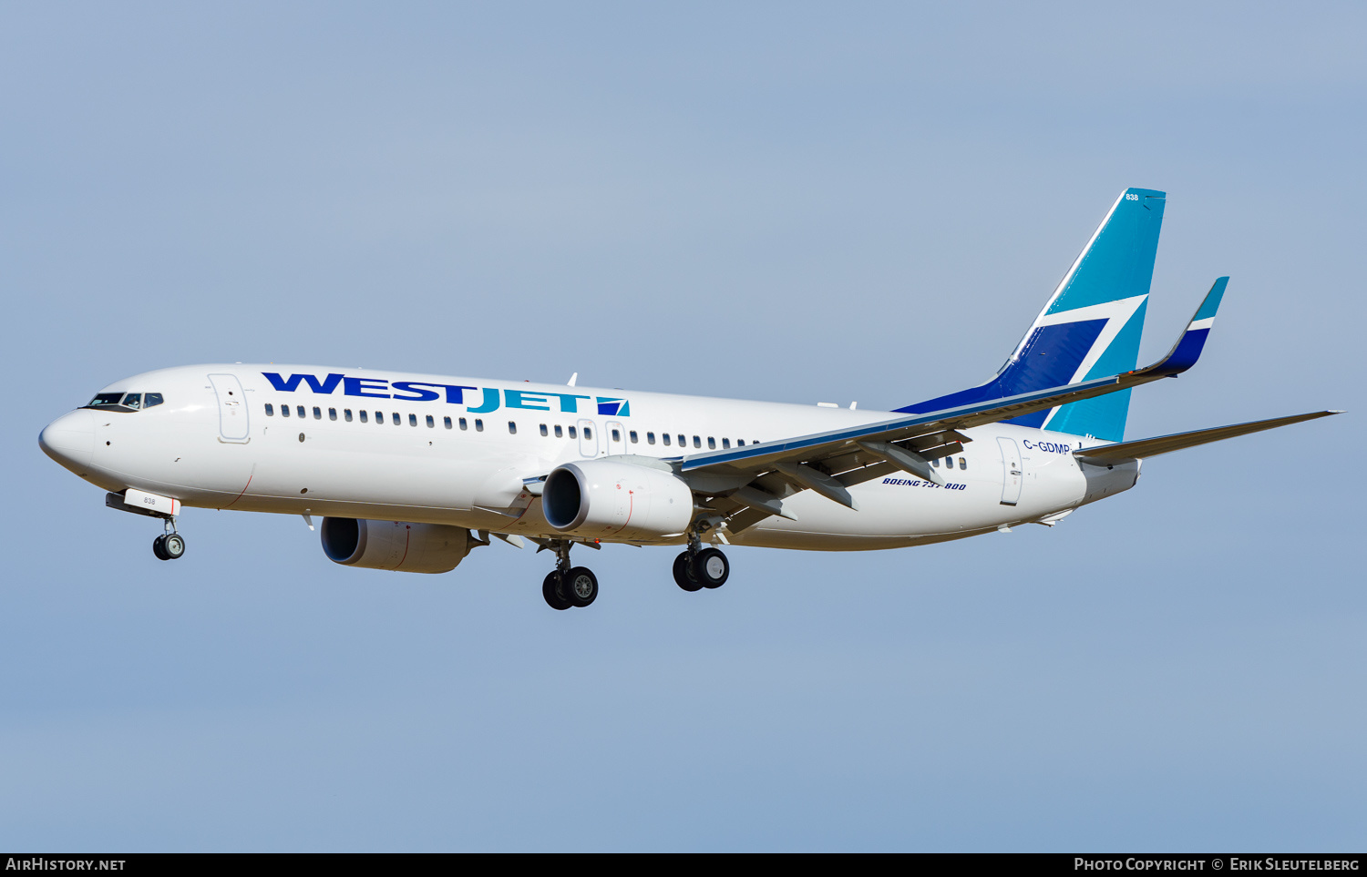 Aircraft Photo of C-GDMP | Boeing 737-8CT | WestJet | AirHistory.net #245197