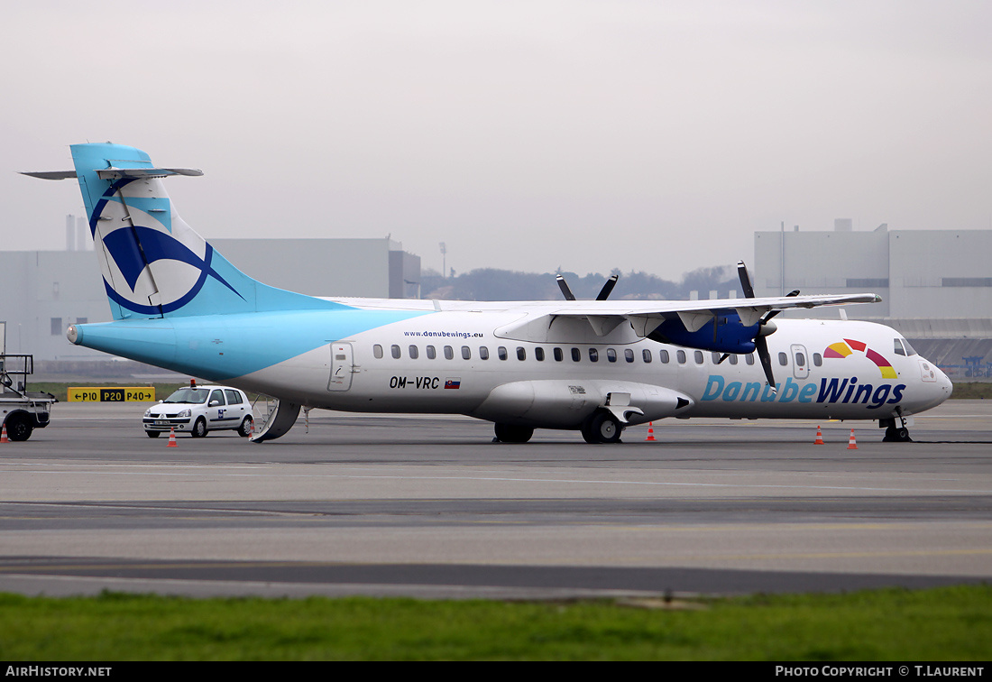 Aircraft Photo of OM-VRC | ATR ATR-72-202 | Danube Wings | AirHistory.net #245202