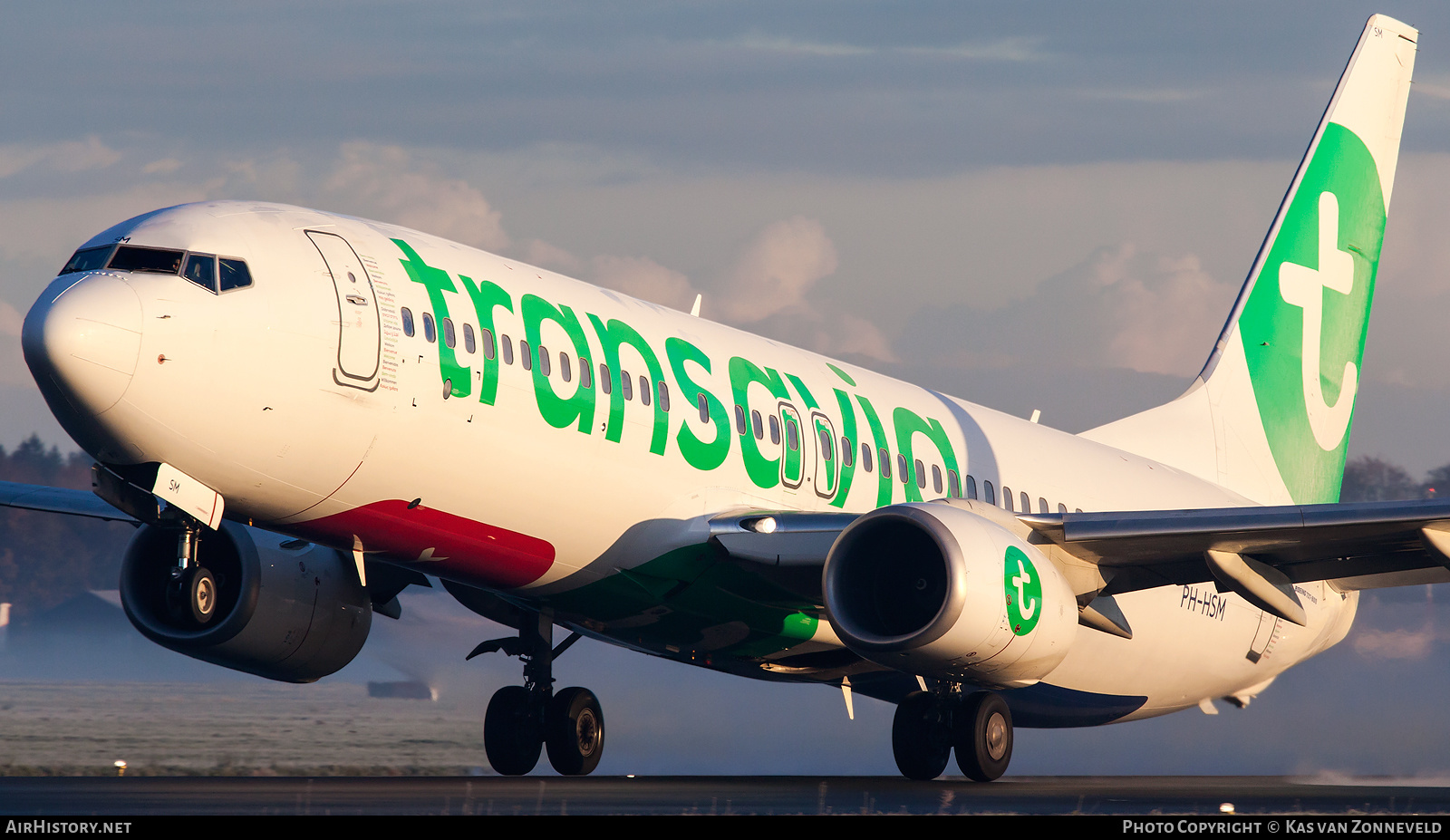 Aircraft Photo of PH-HSM | Boeing 737-8K2 | Transavia | AirHistory.net #245205