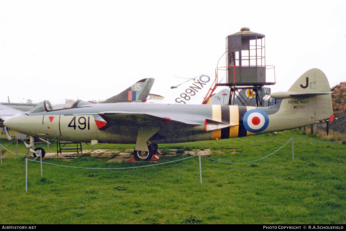 Aircraft Photo of WV797 | Hawker Sea Hawk FGA6 | UK - Navy | AirHistory.net #245216